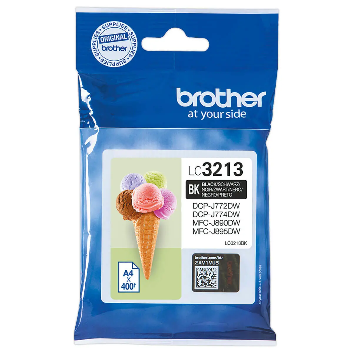 Cartouche BROTHER LC3213BK noir photo du produit