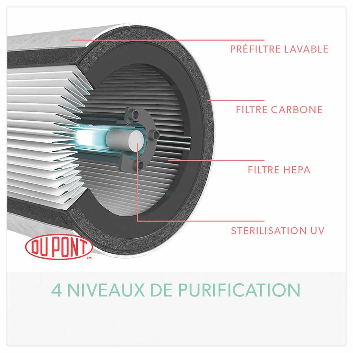 Filtre Purificateur D'air Levoit - Livraison Gratuite Pour Les Nouveaux  Utilisateurs - Temu France