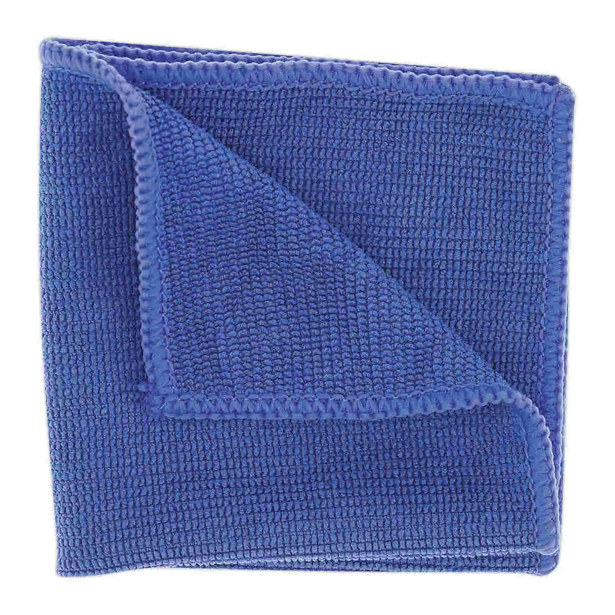 Boite de 10 Lingettes en tissu microfibres 20x20 cm bleu photo du produit