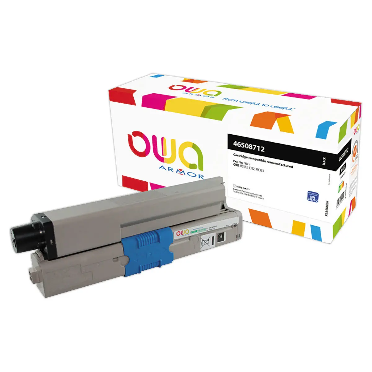 Toner éq. OKI 46508712 - Haute capacité - Noir - OWA photo du produit