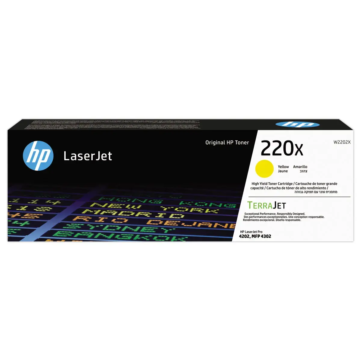 Toner HP 220X TERRAJET - Jaune photo du produit