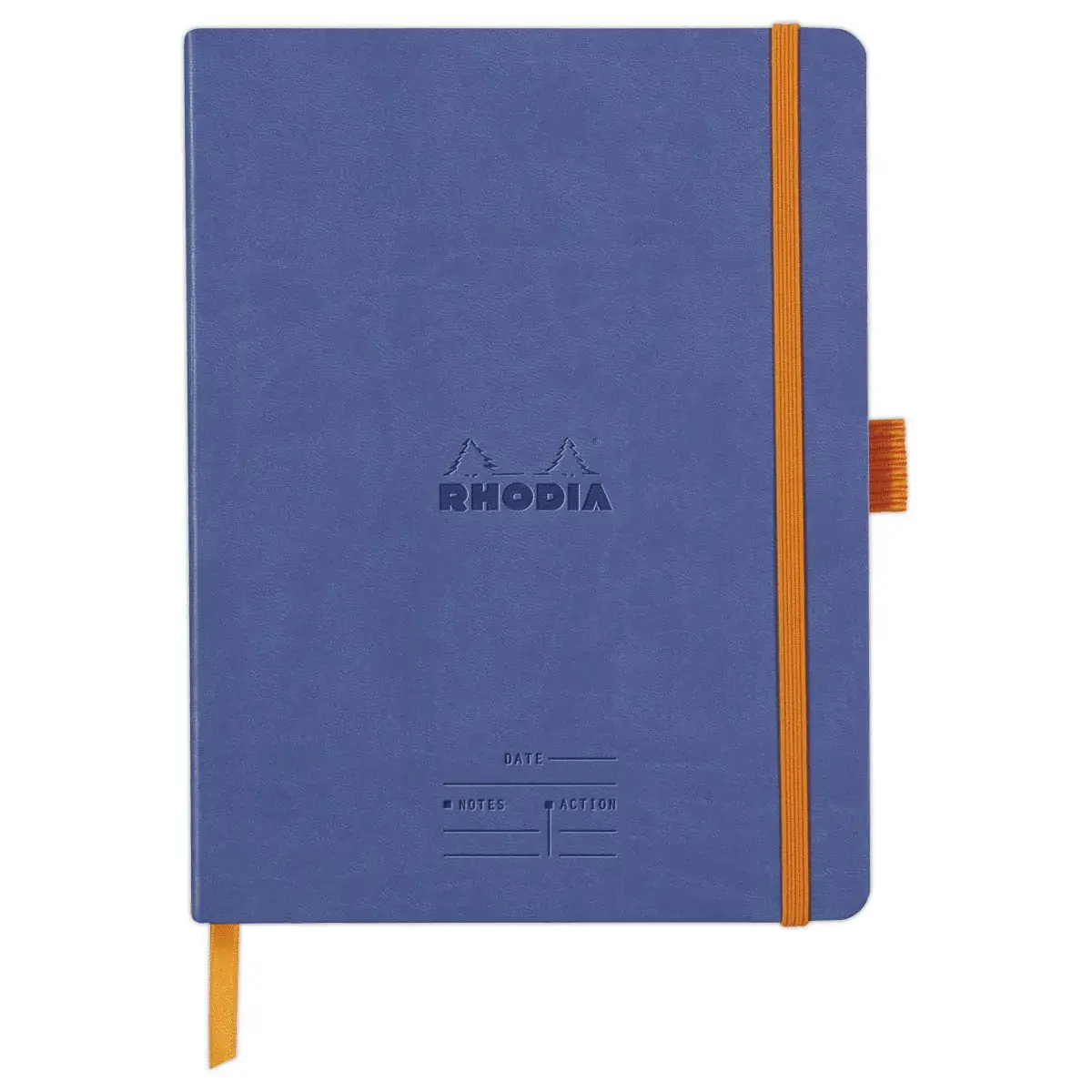 Carnet agenda perpetuel Meeting RHODIA16x21 cm Saphir photo du produit