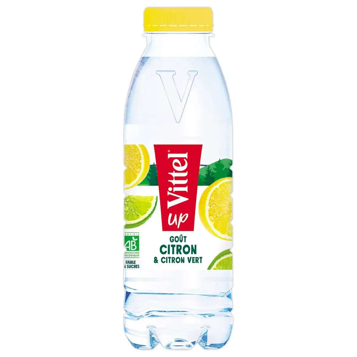 24 Bouteilles d'eau aromatisée - 50 cl - Citron vert - VITTEL photo du produit