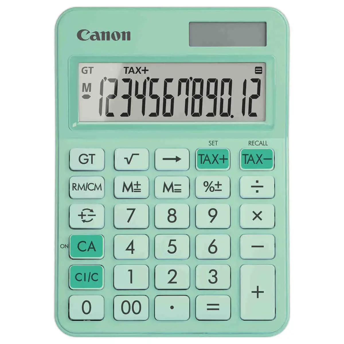 Calculatrice Canon LS 125KB Verte 12 chiffres photo du produit