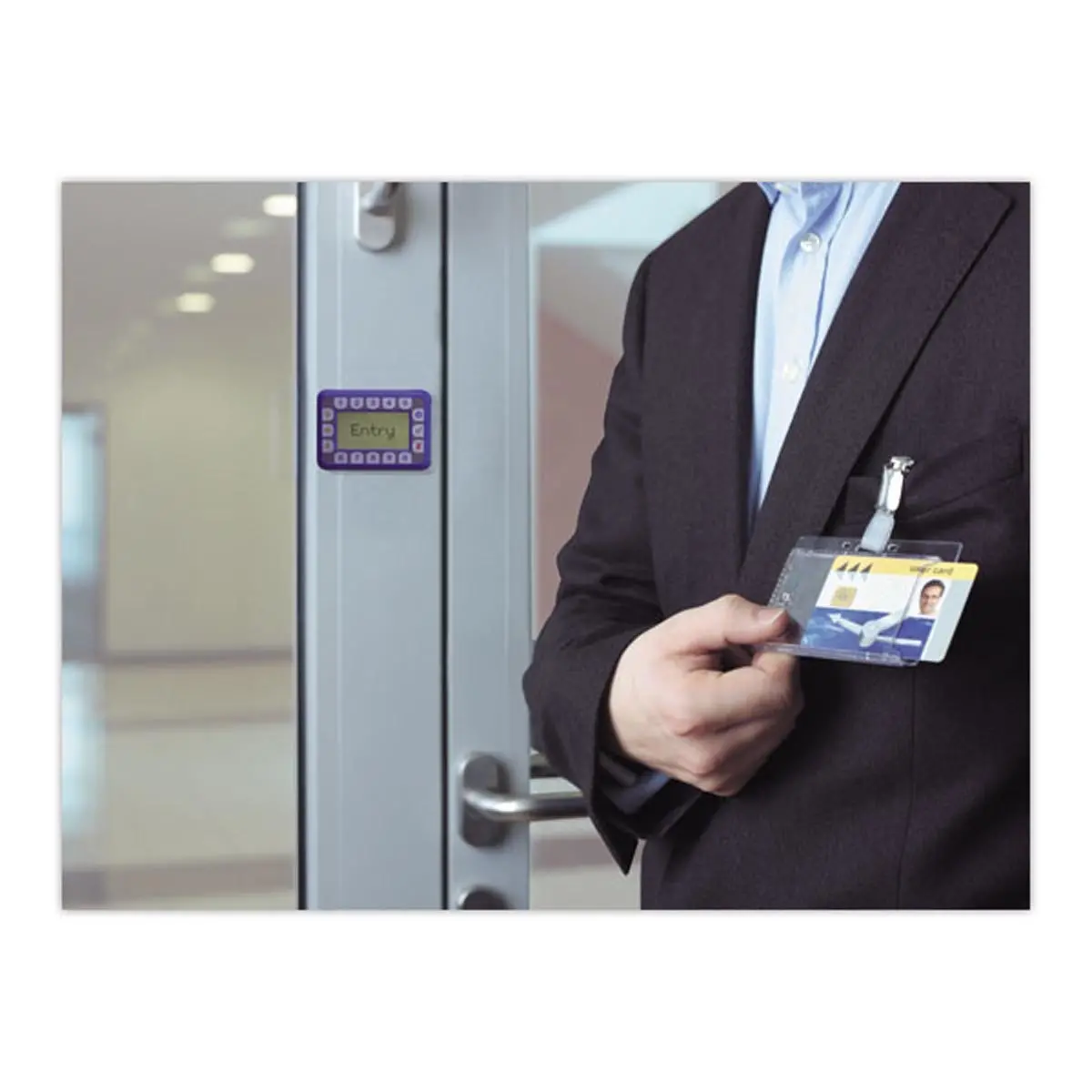 5x porte-badge avec cordon de serrage - porte-carte avec clip - porte-badge  déroulant