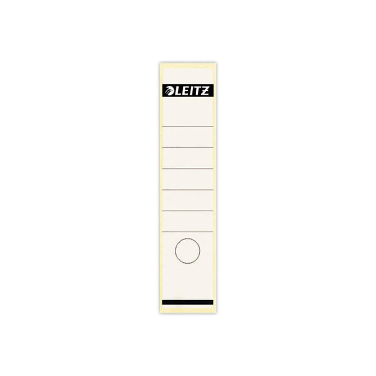 Sachet de 10 Étiquettes pour classeur à levier LEITZ 1640 (large/long) blanc photo du produit