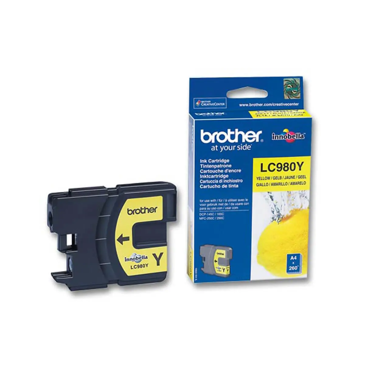 Cartouche BROTHER LC980Y jaune photo du produit