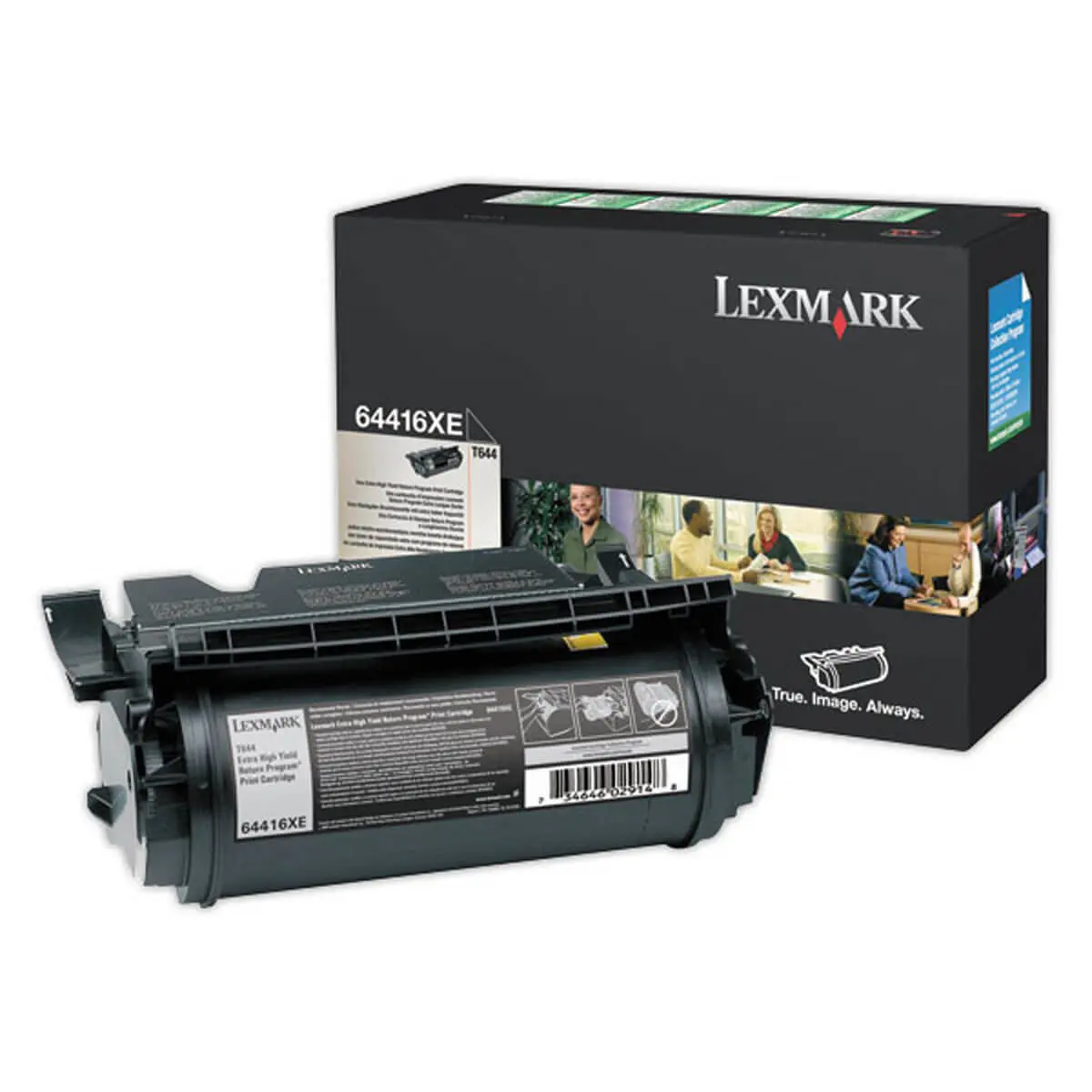 Toner LEXMARK noir 64416XE photo du produit