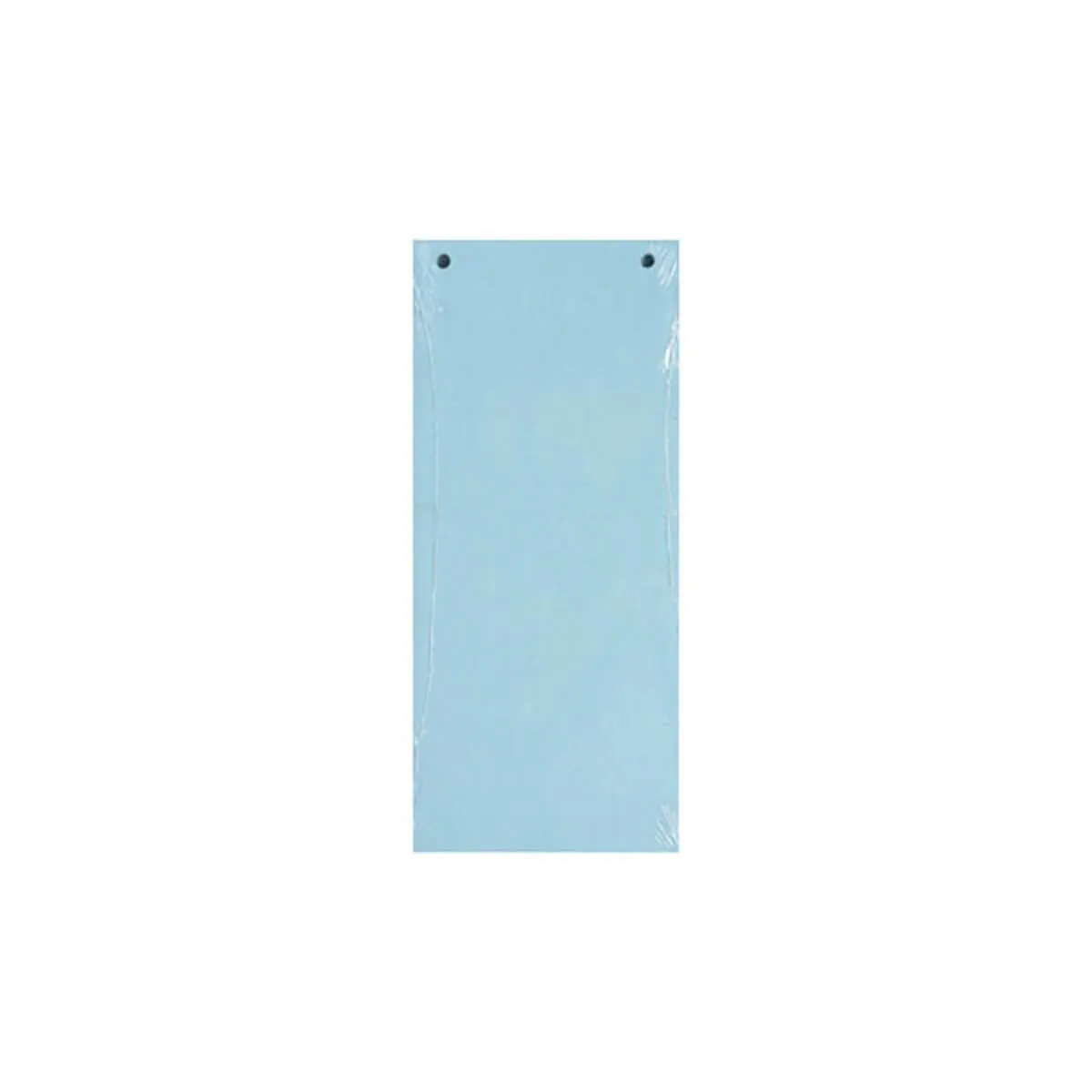 Paquet 100 fiches intercalaires horizontales unies perforées Forever - 105x240mm - Bleu clair - EXACOMPTA photo du produit