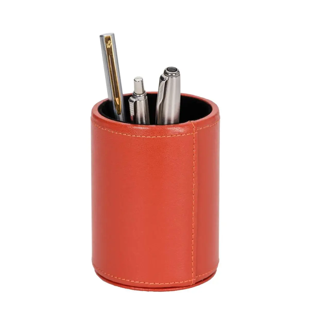 POT A CRAYONS Satiny orange photo du produit