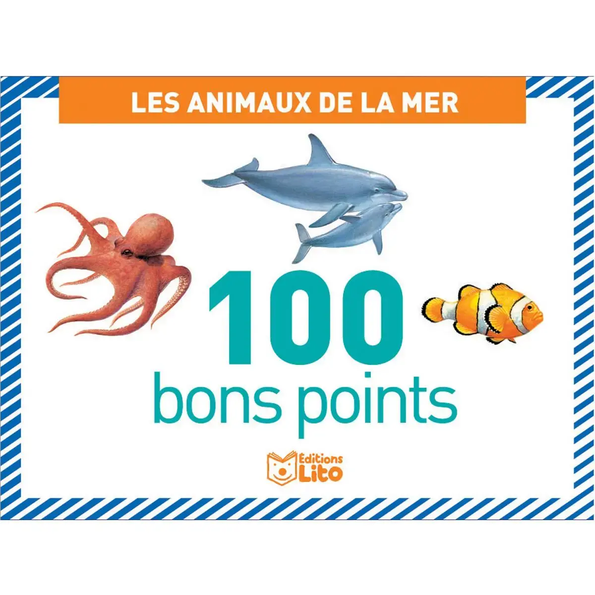 100 Bons points - Animaux marins - LITO DIFFUSION photo du produit