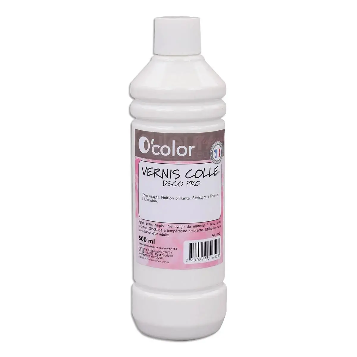 Flacon de 500 ml de Vernis colle Blanc photo du produit