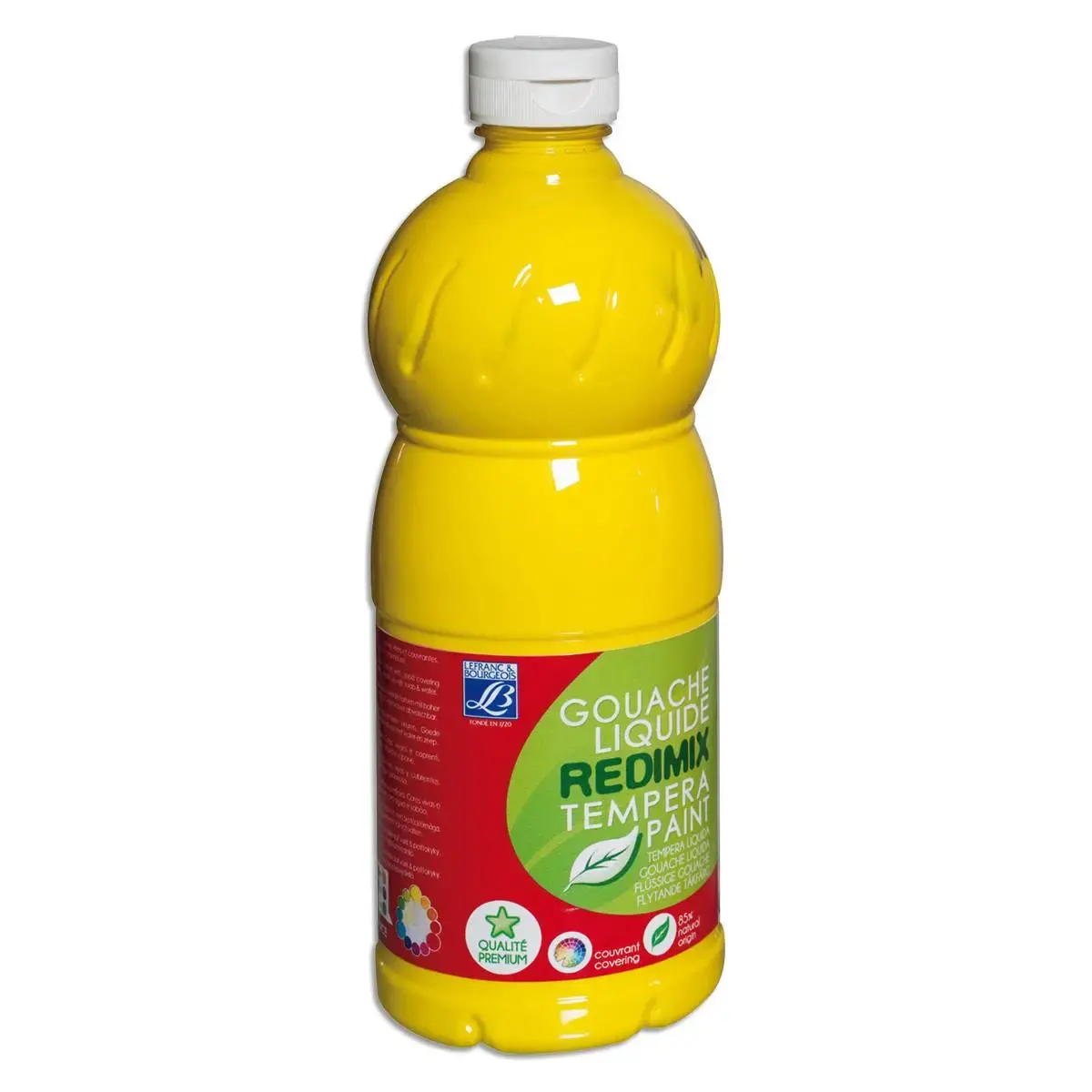 Flacon gouache 1l jaune photo du produit