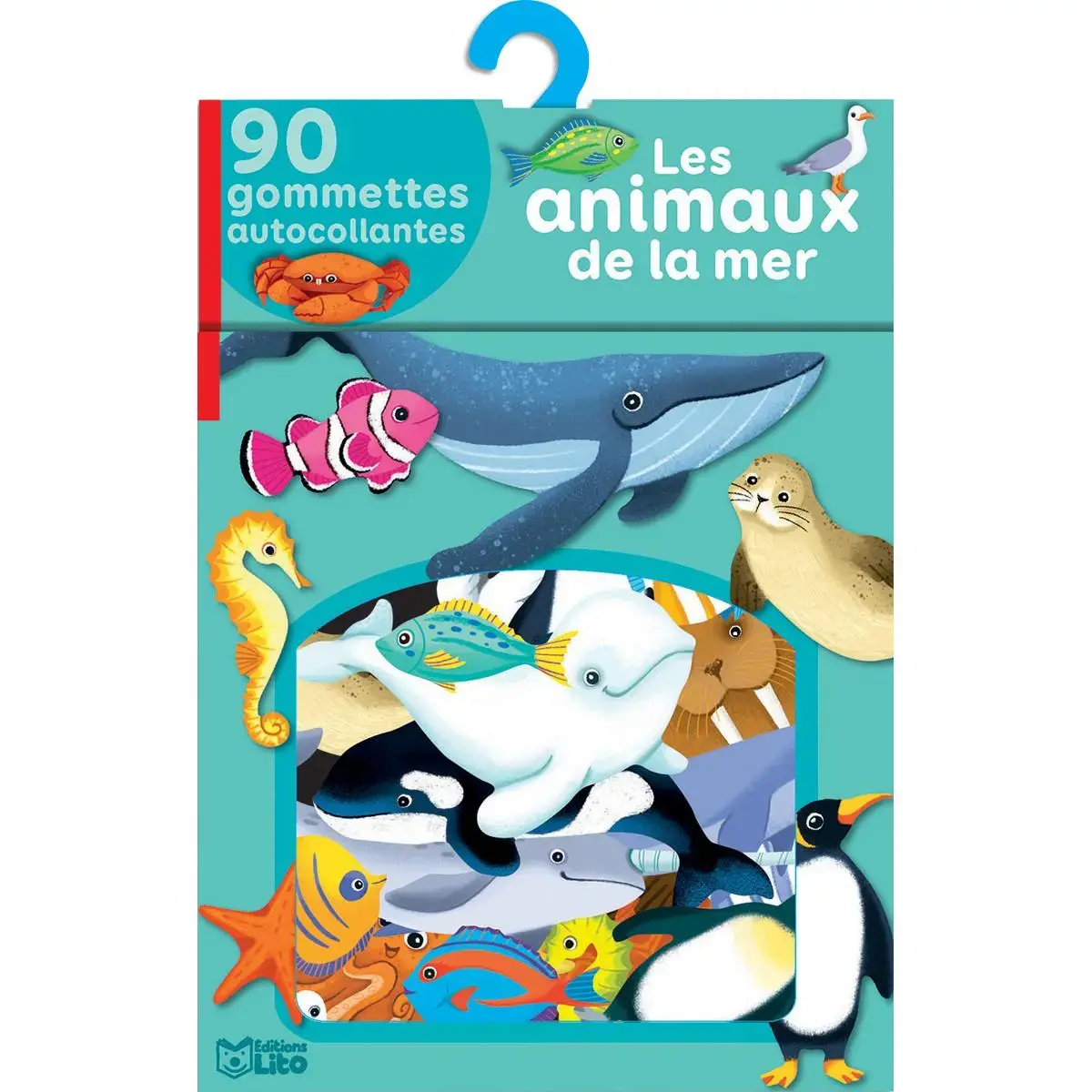 gommettes sur le thème des animaux de la mer photo du produit