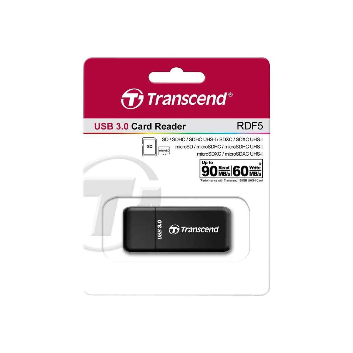 TRANSCEND Lecteur de carte SD microSD SD photo du produit