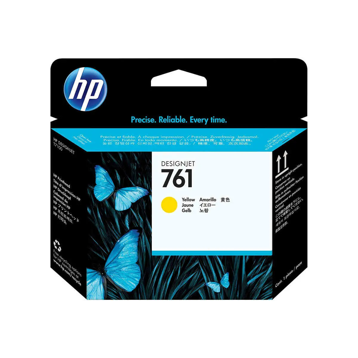 HP CH645A Tete Impr No761 Jaune photo du produit