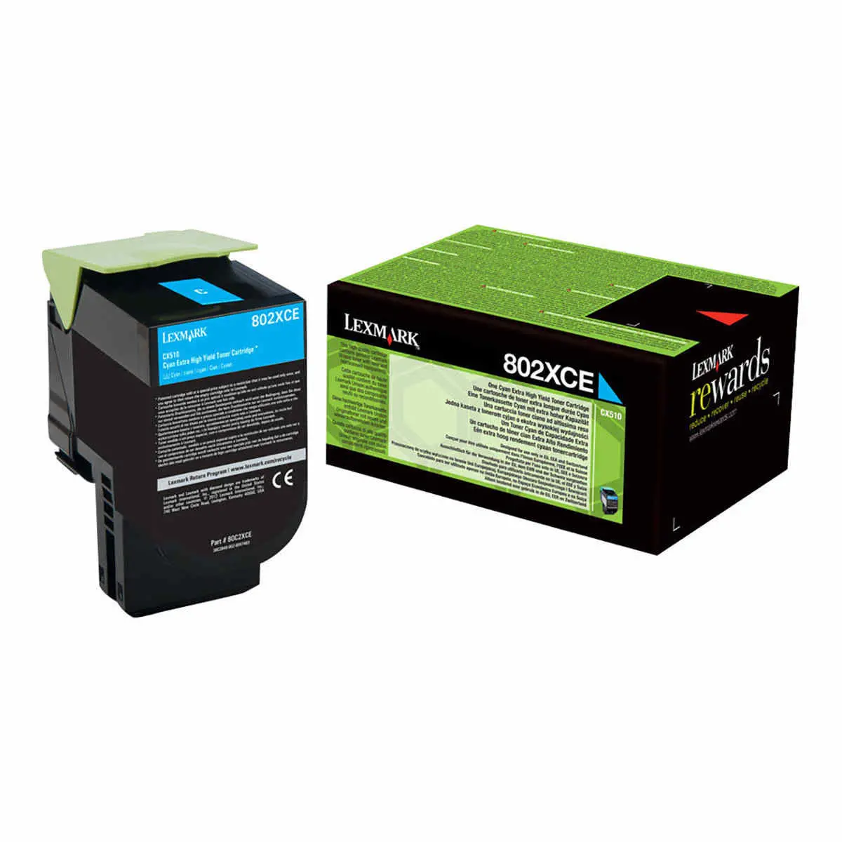 Lexmark 80C2XCE  Toner Cyan Gamme Pro 4K photo du produit