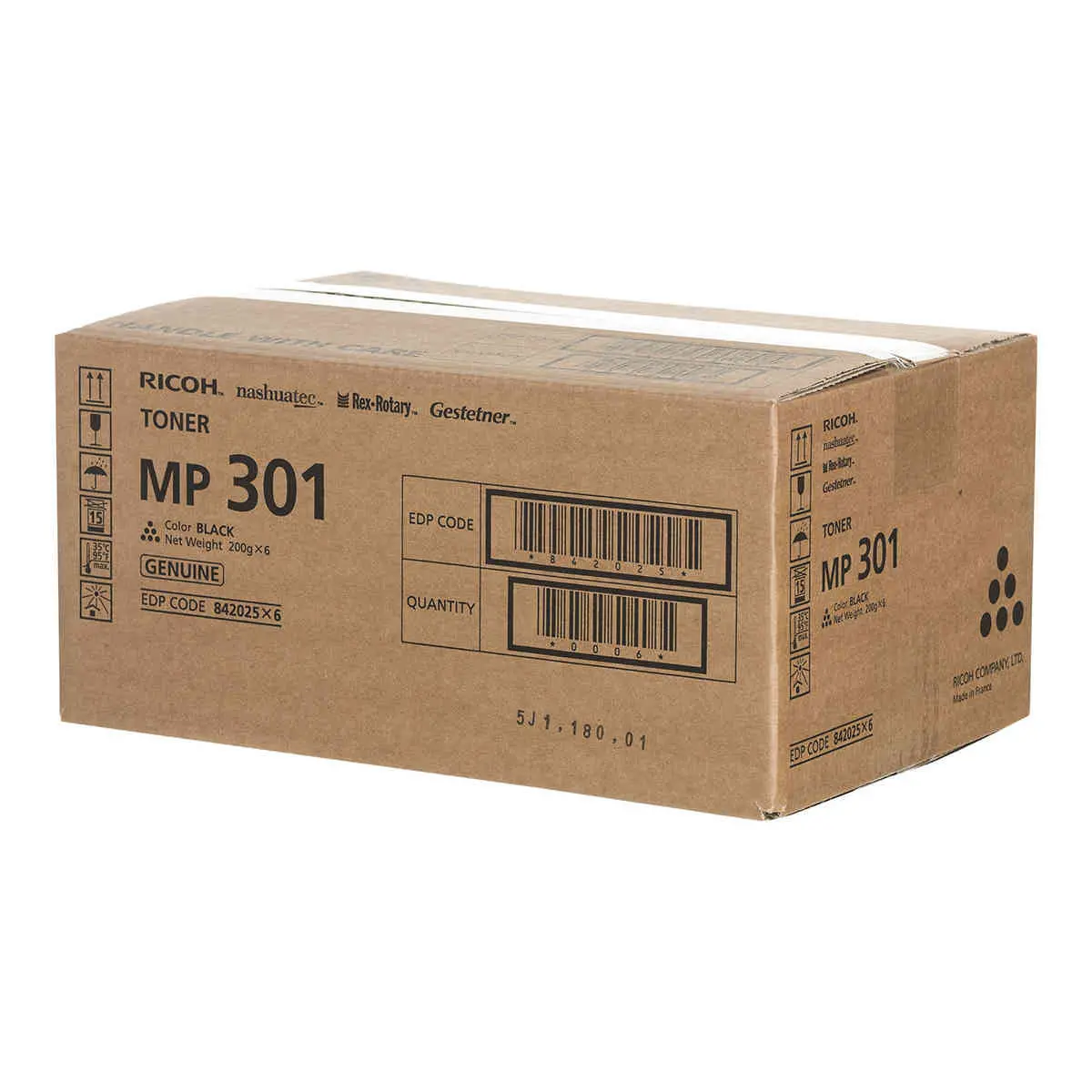 Ricoh 842339 Toner BK MP301 8000 Pages photo du produit