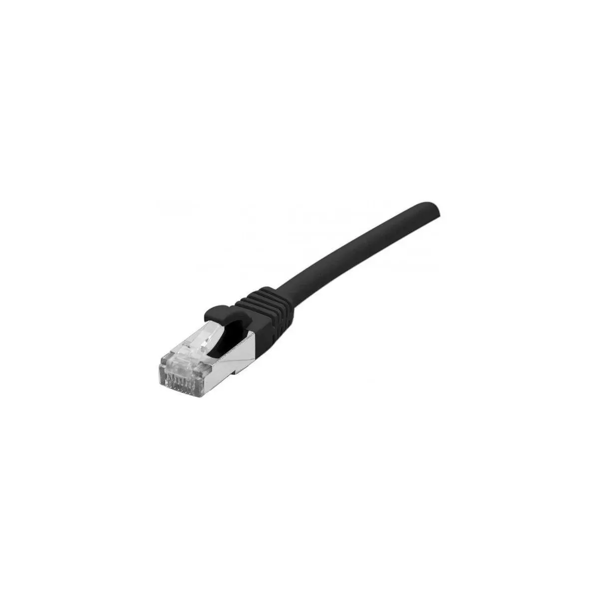 DEXLAN Cordon RJ45 categorie 6A S/FTP LSOH snagless noir - 3 m photo du produit