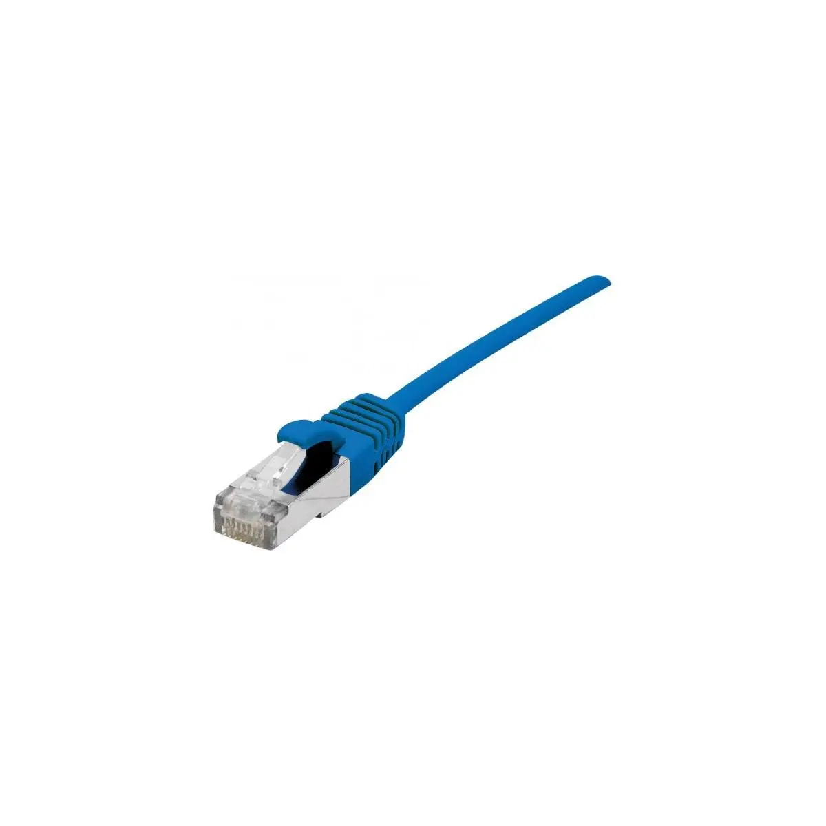 DEXLAN Cordon RJ45 CAT 6A S/FTP LSOH Ultra Fin bleu - 0,5 m photo du produit