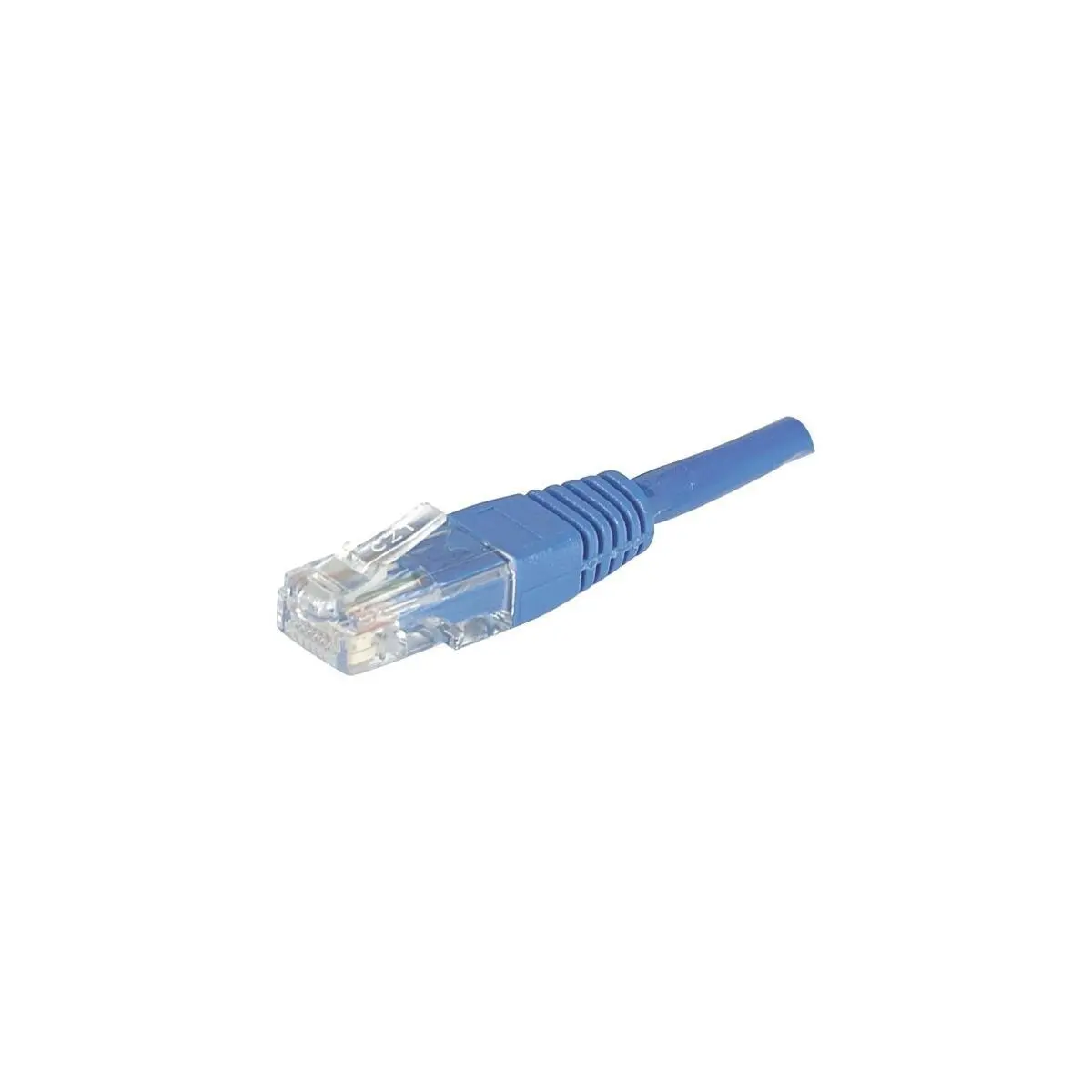 Cordon RJ45 categorie 6 U/UTP bleu - 0,5 m photo du produit