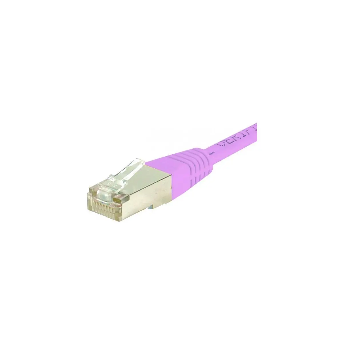 Cordon RJ45 categorie 6 S/FTP rose - 15m photo du produit